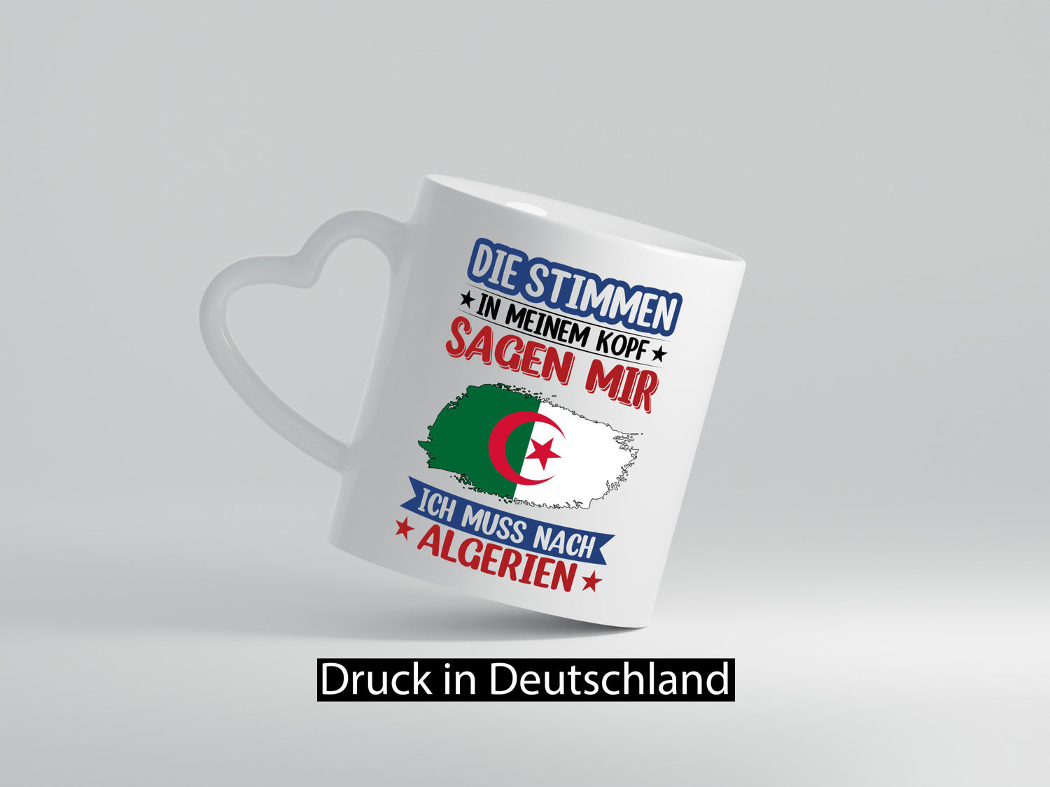 Algerien | Urlaub Stimmen in meinem Kopf Traumland Geschenk Humor Geschenkidee