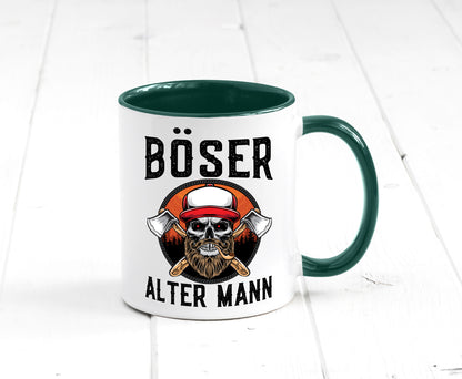 Böser alter Mann Humor Geschenkidee Tasse