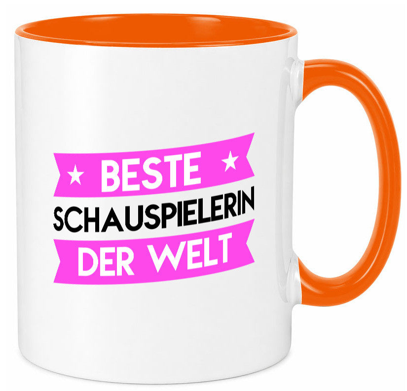 Beste Schauspielerin | Theater lustiger Spruch Geschenk Humor Geschenkidee Tasse