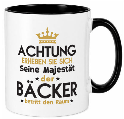 Seine Majestät Bäcker | Bäckerei Backen Konditor Geschenk Humor Geschenkidee Tasse