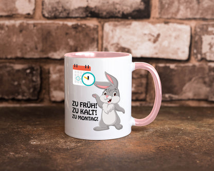 Kalter Montag Geschenkidee Humor Tasse
