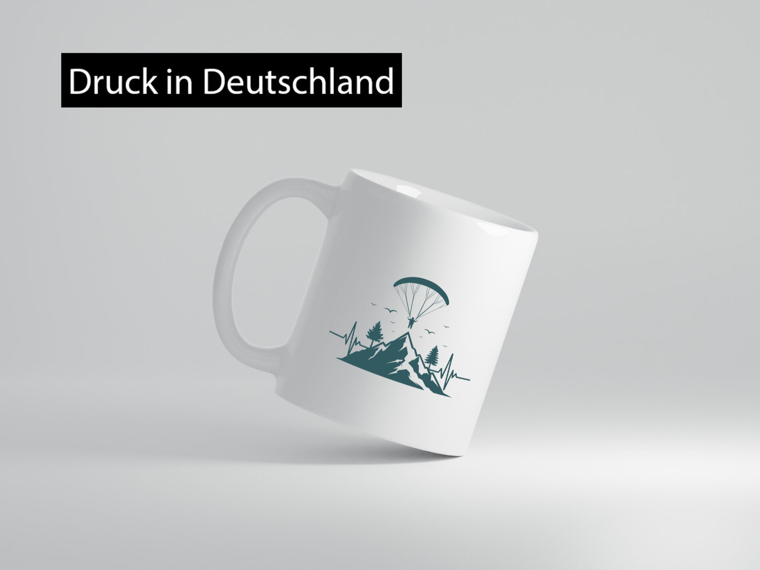 Gleitschirm | Motiv Paragleiter Gleitschirmfliegen vl5 Humor Geschenkidee Tasse