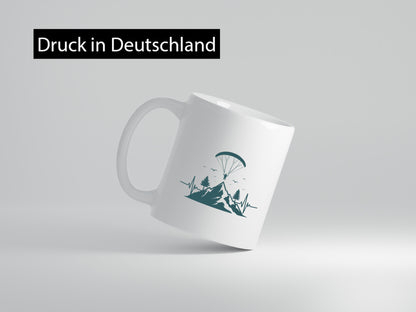 Gleitschirm | Motiv Paragleiter Gleitschirmfliegen vl5 Humor Geschenkidee Tasse