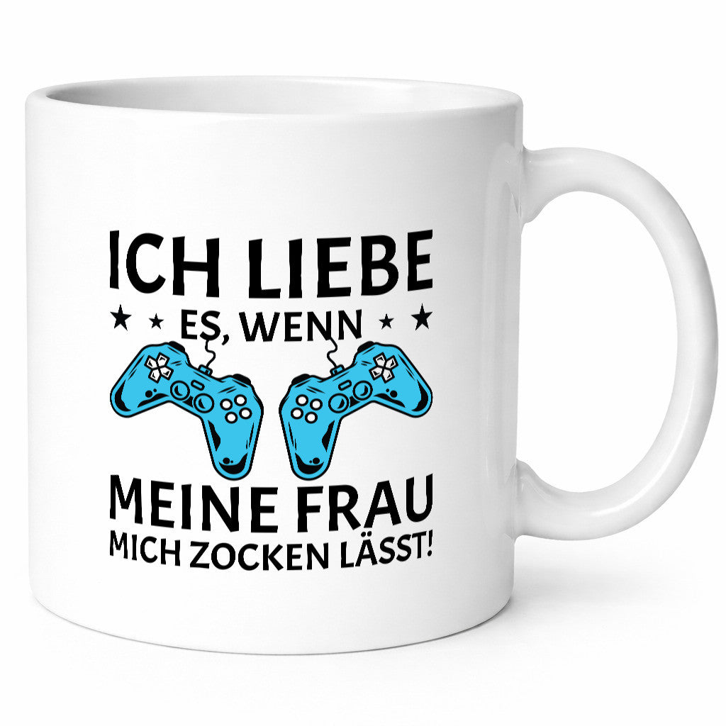 Ich liebe es zu zocken | Controller Sterne lustiger Spruch Geschenk Humor