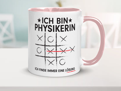 Löse Probleme: Physikerin | Physik Humor Geschenkidee Tasse