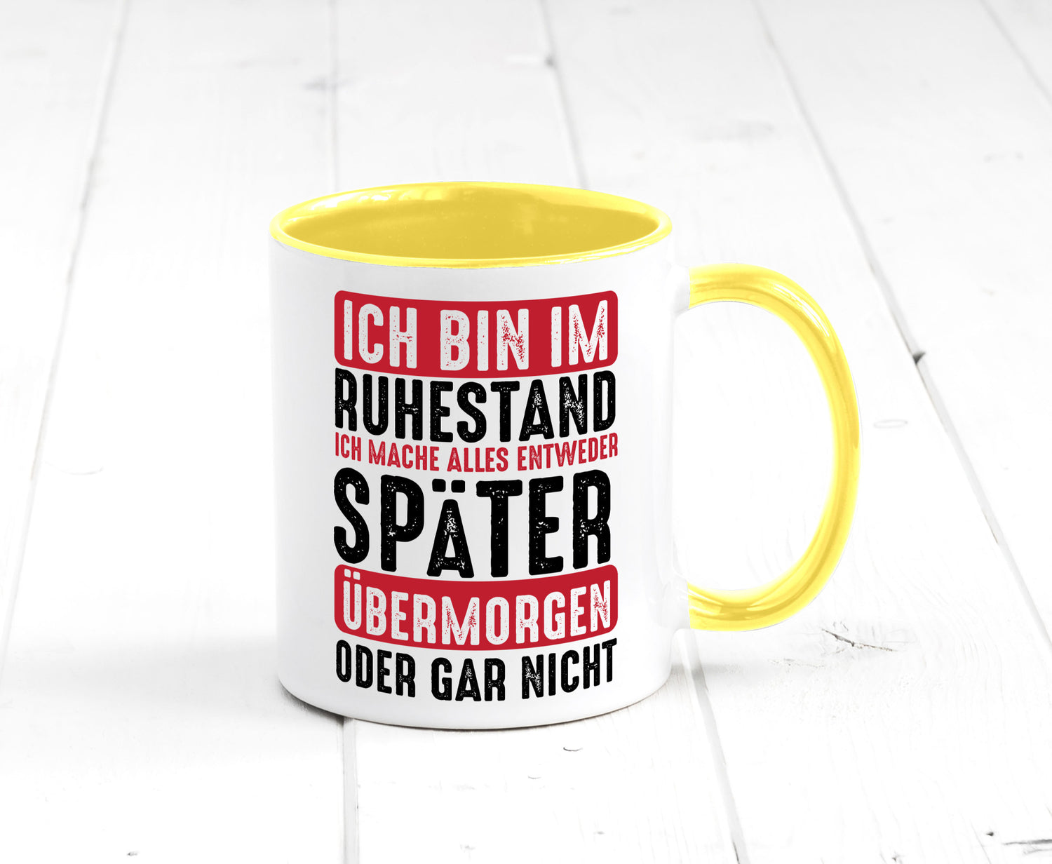 Ich mache alles später oder gar nicht | Rentner Ruhestand Geschenkidee Jubiläum