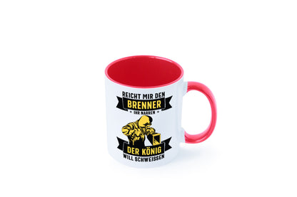 König will schweissen | Schweisser Sterne lustiger Spruch Geschenk Humor