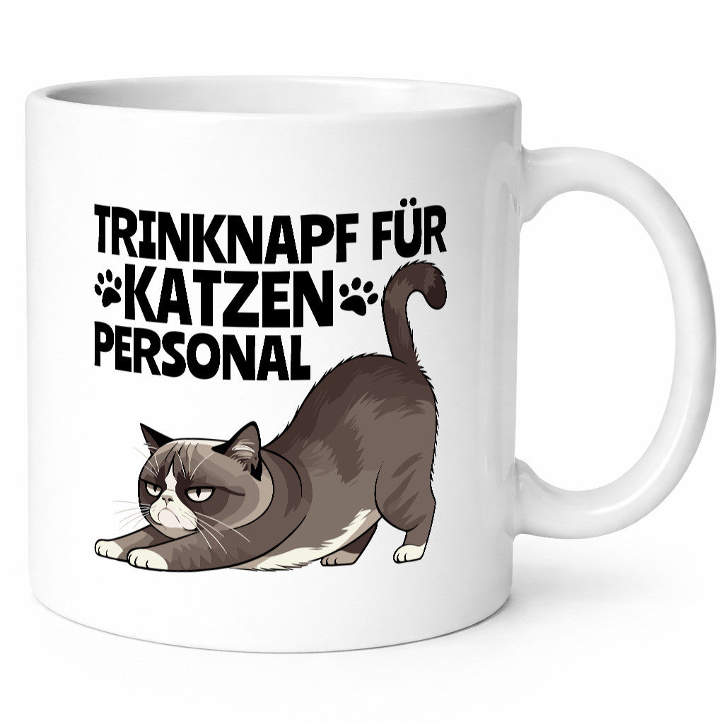 Katzen Personal | Katzenbesitzer Tasse Katze Humor vl7 lustig Tierliebhaber