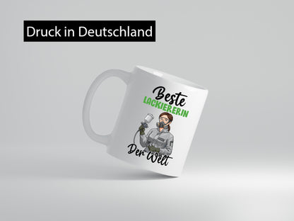 Beste Lackiererin | lackieren v2 Humor Geschenkidee Tasse