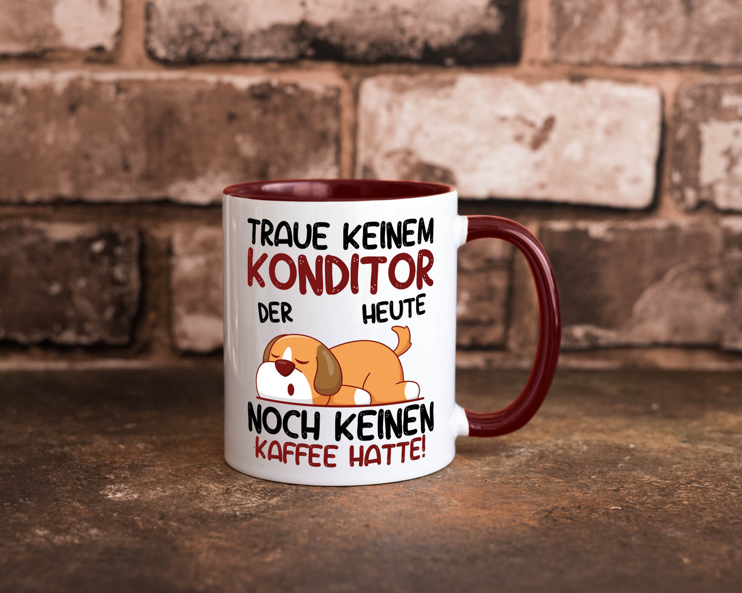 Traue keinem Konditor | Konditorei Humor Geschenkidee Tasse