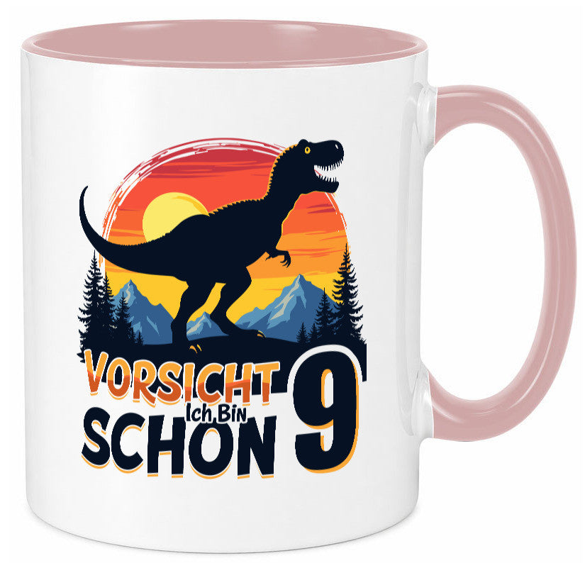8. Geburtstag | 8 Jahre Dinosaurier v2 Geschenkidee Humor Tasse
