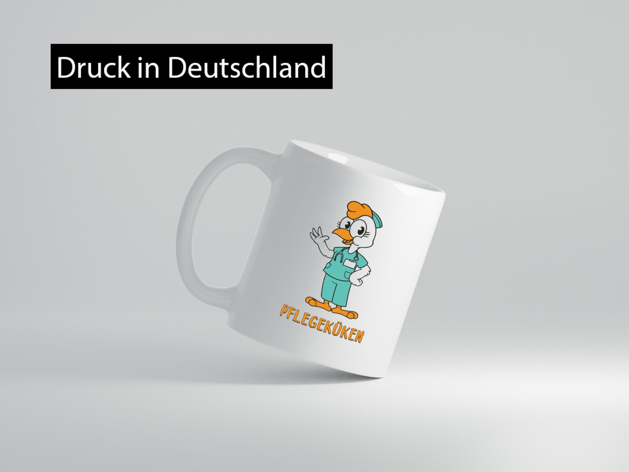 Pflegeküken | Küken-Krankenschwester-Pfleger-Humor-Geschenkidee Tasse