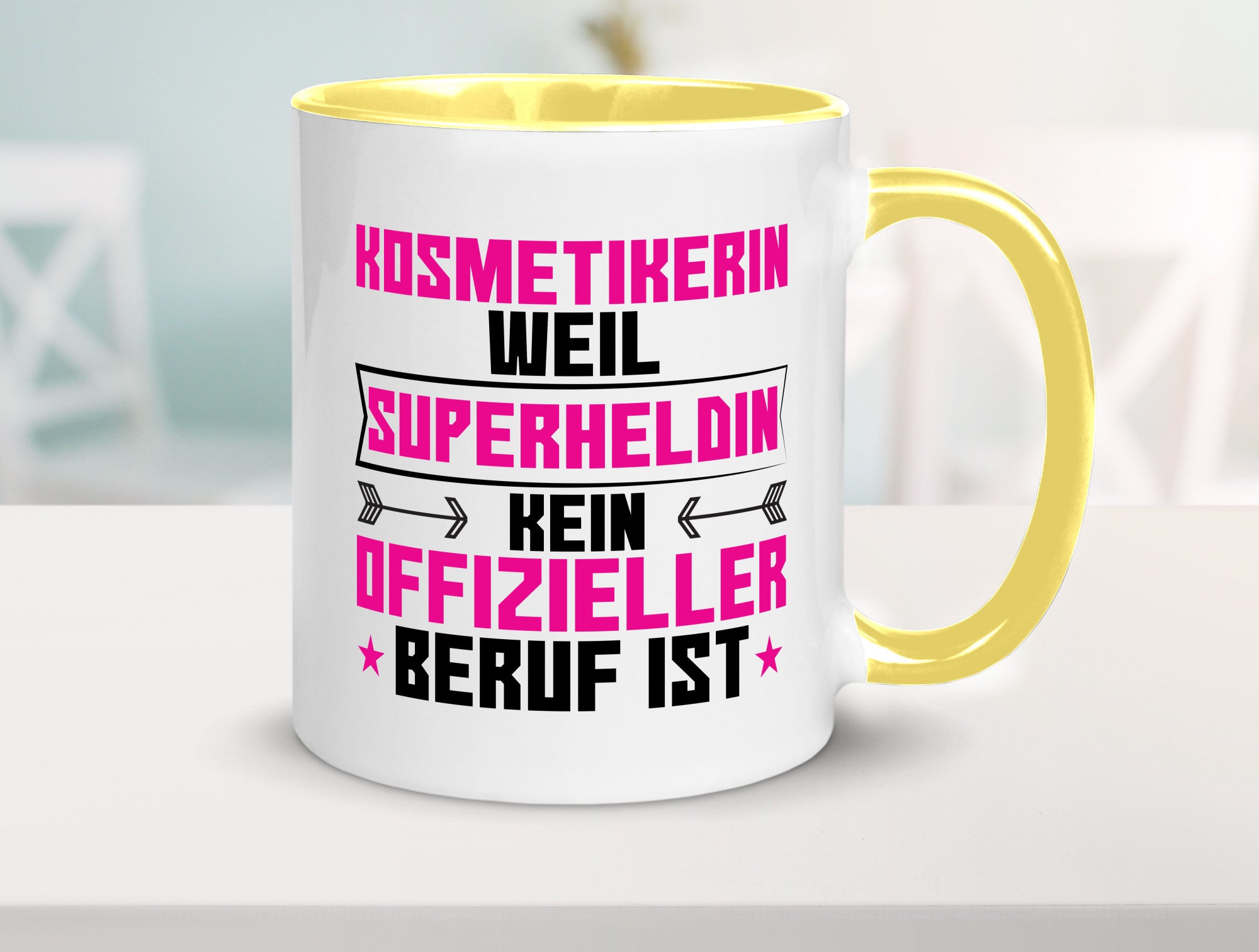 Superheldin Kosmetikerin | Kosmetik Stylistin Visagistin Geschenk Humor