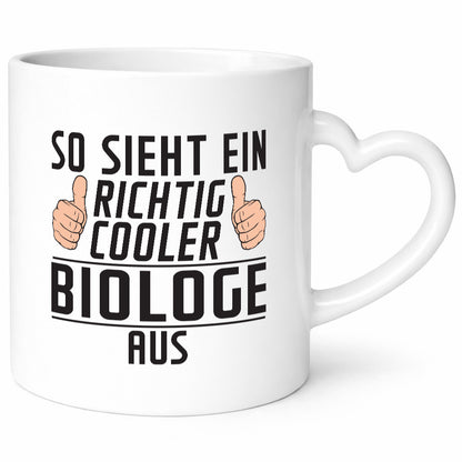 Richtig Cooler Biologe | Biologie Naturforscher Humor Geschenkidee Tasse