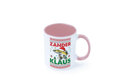 Zander Klaus | Ugly Christmas Angler Angeln v2 Geschenk Humor Geschenkidee Tasse