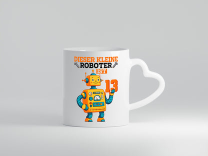 13. Geburtstag | 13 Jahre Roboter Junge Humor Geschenkidee Tasse