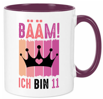 11. Geburtstag | 11 Jahre Bääm ich bin Krone Humor Geschenkidee Tasse