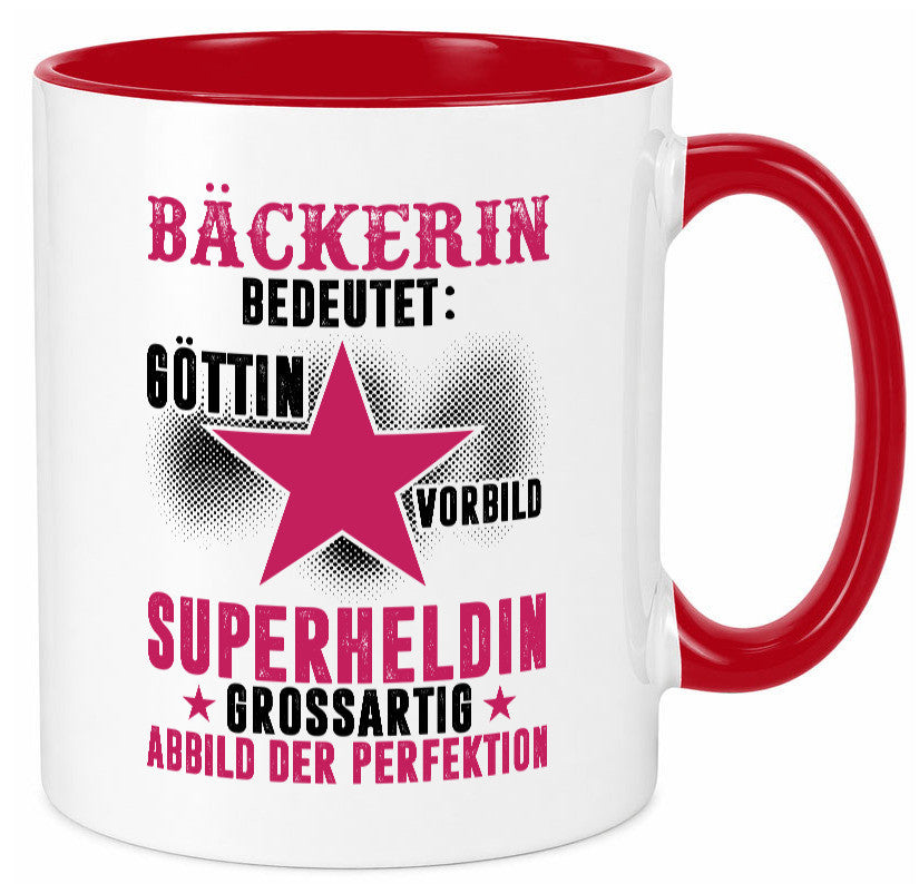 Bedeutung von Bäckerin | Bäckerei Frauen Backen lustig Humor Geschenkidee Tasse