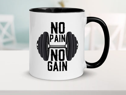 No Pain Gain | Training Motivation Fitness Pumpen lustig Humor Geschenkidee