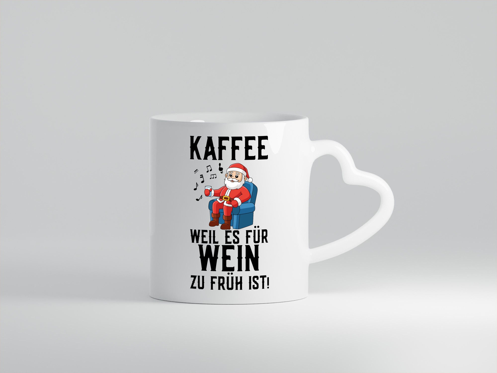 Kaffee | Wein Weihnachten Weihnachtsmann Santa Claus Geschenk Humor