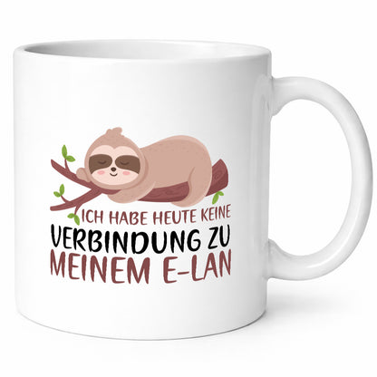 Verbindung zum Elan | WLAN Faultier Faulpelz Laufband Humor Tierliebhaber
