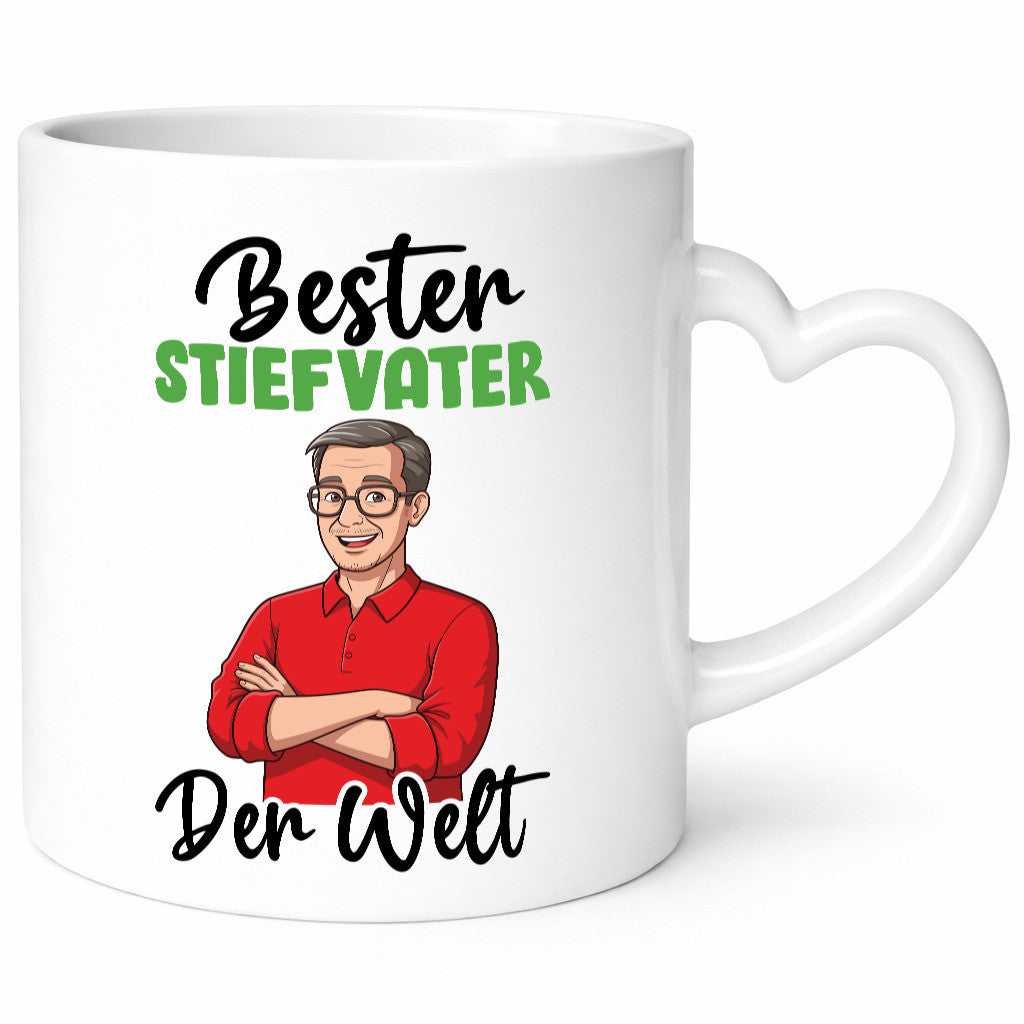 Bester Stiefvater | Stiefsohn lustig Familie Geschenkidee Geschenk Tasse