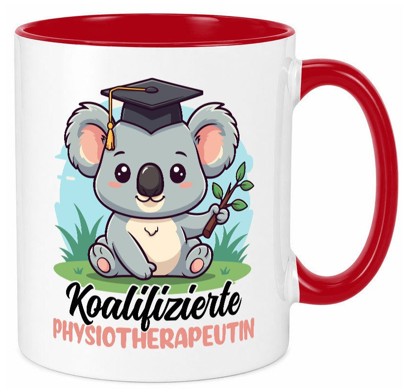 Koalifizierte Physiotherapeutin Humor Geschenkidee Tasse