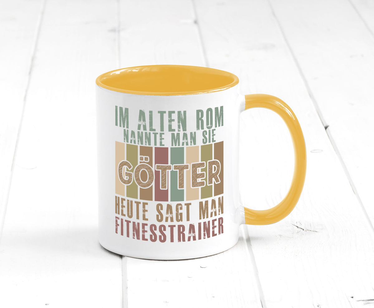 Heute sagt man: Fitnesstrainer | Personal Trainer Geschenkidee Humor Tasse