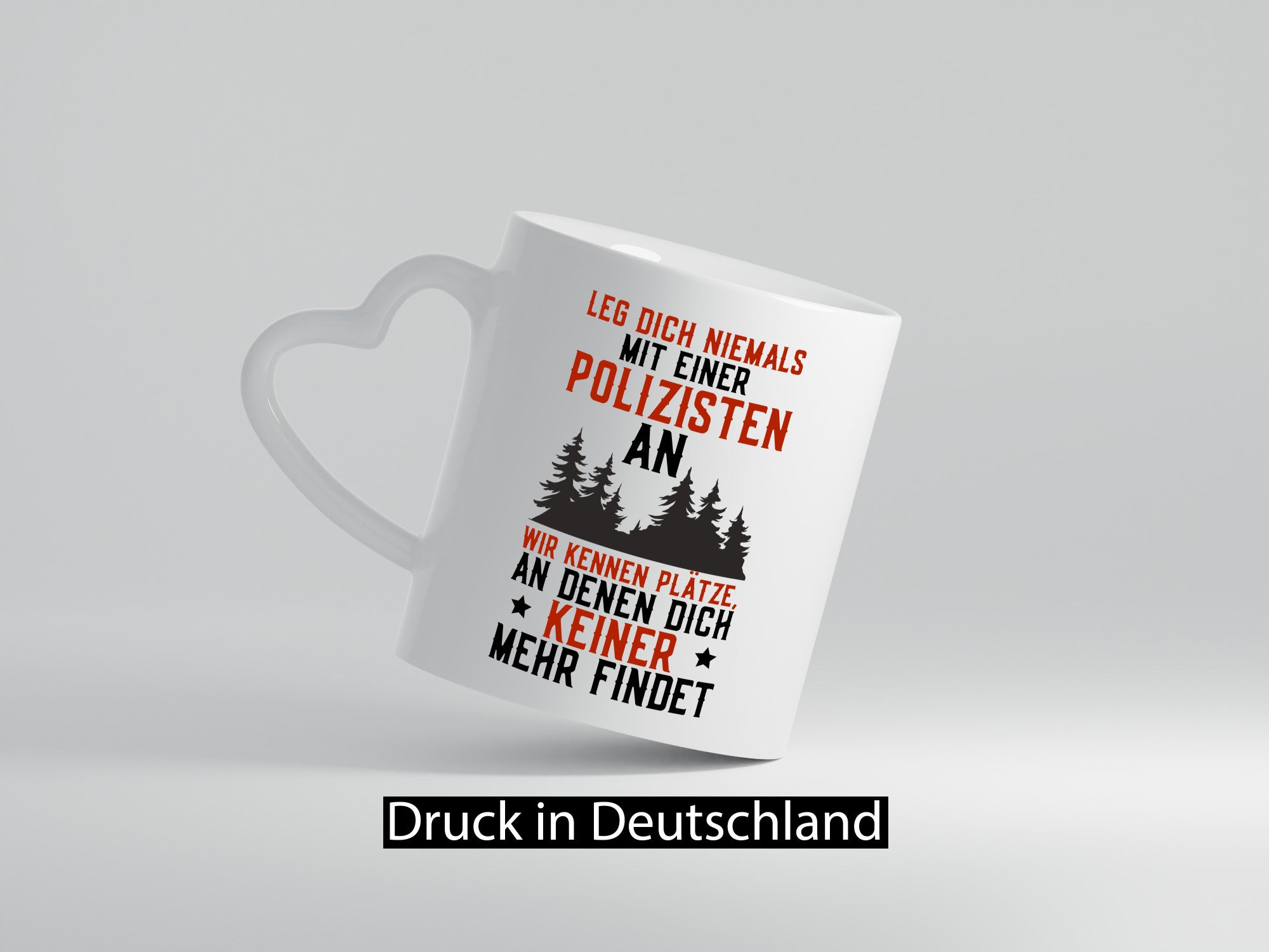 Nicht mir Polizist anlegen | Polizei Wald Revier Job lustiger Spruch Geschenk