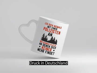 Nicht mir Polizist anlegen | Polizei Wald Revier Job lustiger Spruch Geschenk