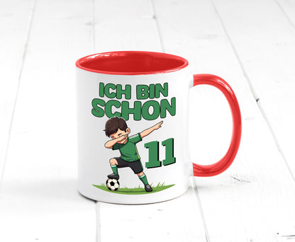 11. Geburtstag | 11 Jahre Fußballer Geschenkidee Humor Tasse