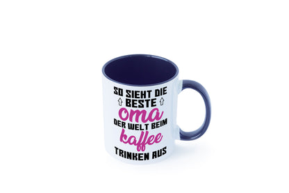Beste Oma der Welt | Großmutter Tasse lustiger Spruch Geschenk Familie