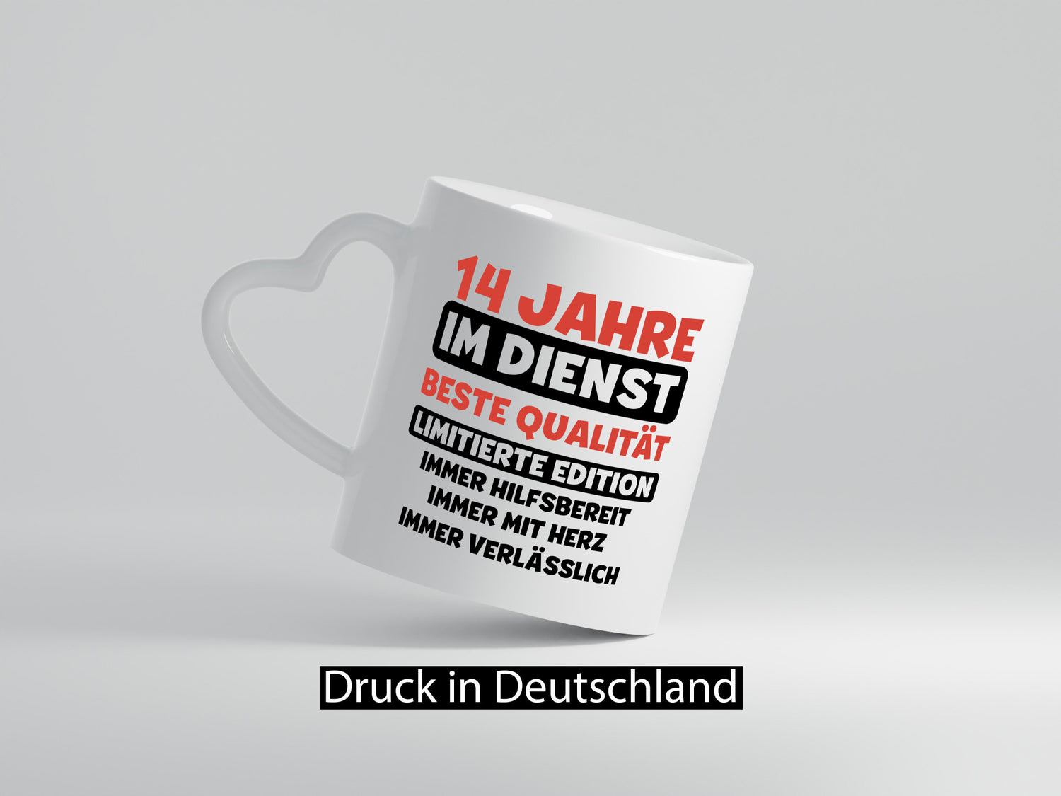 14 Jahre im Dienst | Jubiläum Arbeit v3 Geschenk Kollegen Büro lustiger Spruch
