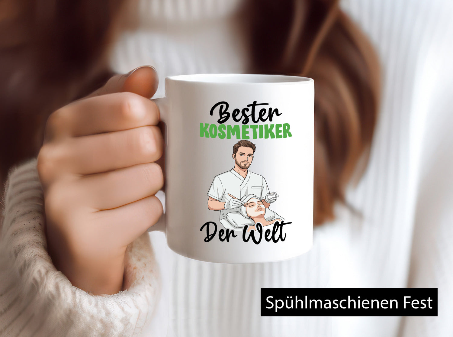 Bester Kosmetiker | Kosmetik Stylist Geschenkidee Humor Tasse