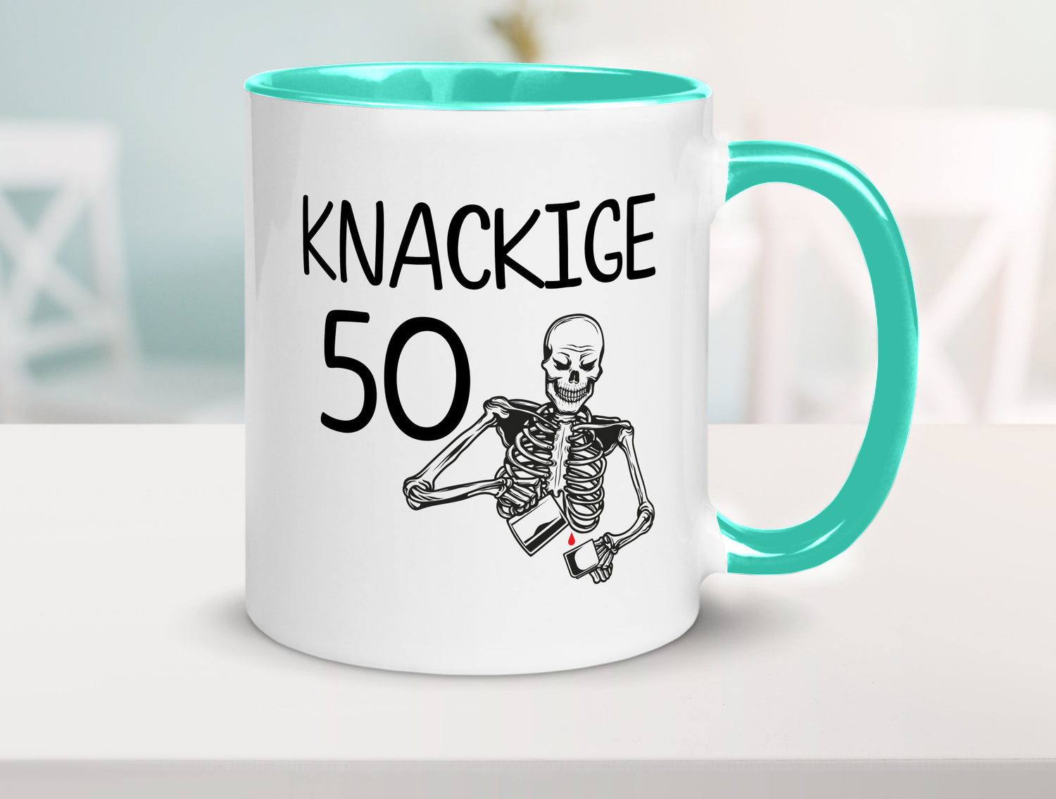 50. Geburtstag | Alt Knackig und Geschenk Geschenkidee lustiger Spruch Tasse