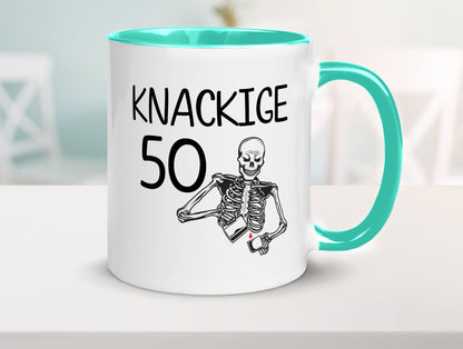 50. Geburtstag | Alt Knackig und Geschenk Geschenkidee lustiger Spruch Tasse