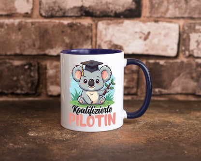 Koalifizierte Pilotin | Definition Piloten lustig Humor Geschenkidee Geschenk