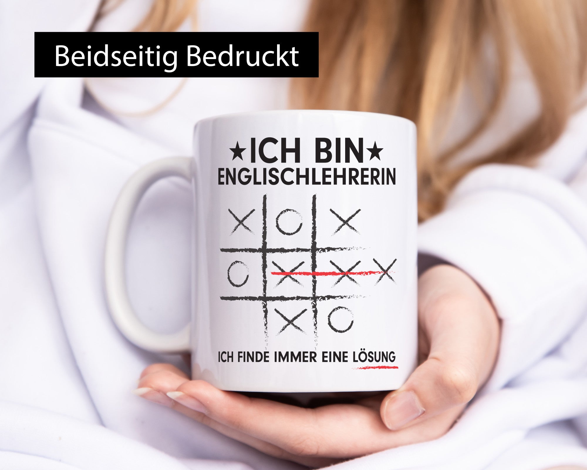 Lösung finden: Englischlehrerin | Englisch Lehrerin v2 Humor Geschenkidee Tasse