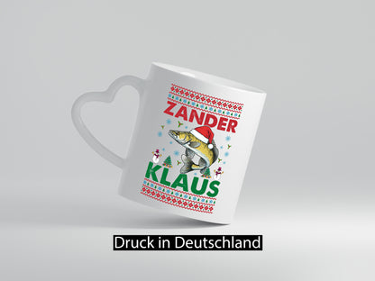Zander Klaus | Ugly Christmas Angler Angeln v2 Geschenk Humor Geschenkidee