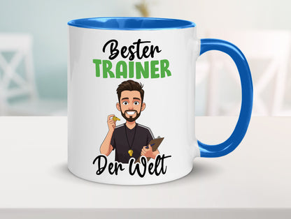 Bester Trainer | Verein Sport v2 Humor Geschenkidee Tasse