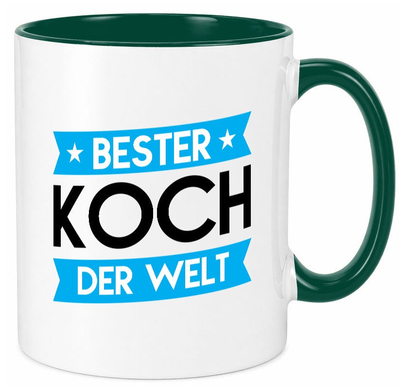 Bester Koch | Chefkoch lustiger Spruch Geschenk Arbeit Kollegen Büro Tasse