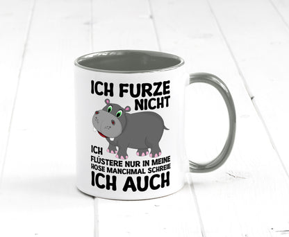 Ich furze nicht | furznilpferd v2 Humor Geschenkidee Tasse