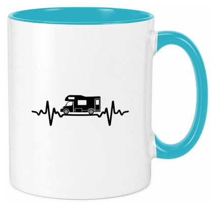 Wohnmobil | Herzschlag lustiger Spruch Geschenk Humor Geschenkidee Tasse