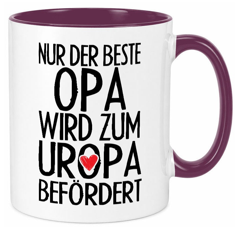 Bester Uropa Humor Familie Geschenkidee Tasse