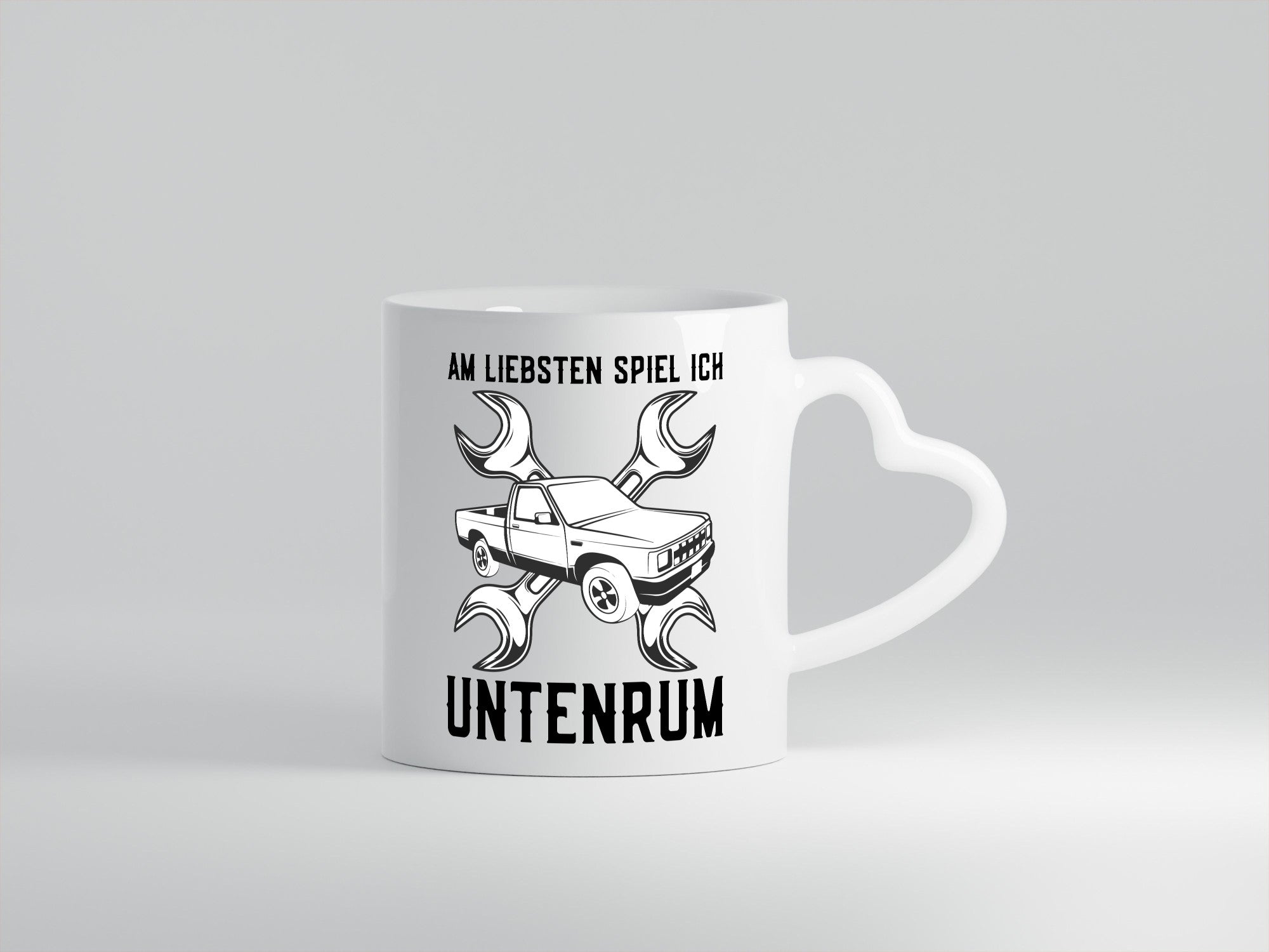 Spiele am liebsten untenrum | Werkstatt Mechaniker Tunen lustiger Spruch