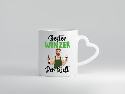 Bester Winzer | Weinbauer Wein v2 Humor Geschenkidee Tasse