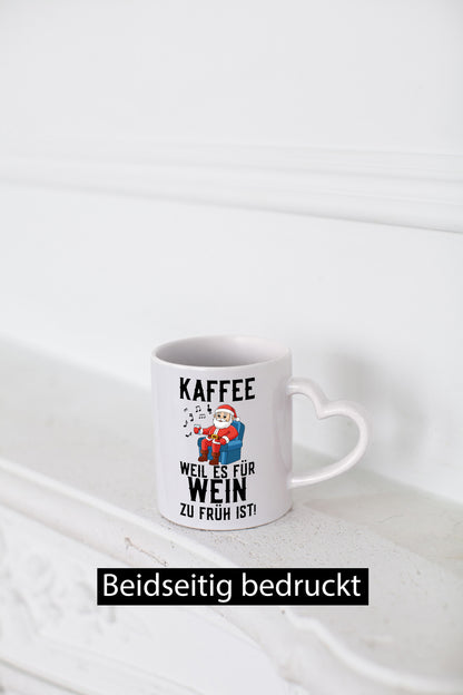 Kaffee | Wein Weihnachten Weihnachtsmann Santa Claus Geschenk Humor