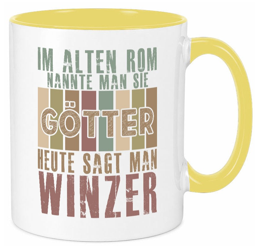 Heute sagt man: Winzer | Weinbauer Wein lustiger Spruch Geschenk Humor Tasse