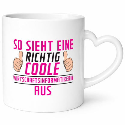Richtig Coole Wirtschaftsinformatikerin | Wirtschaft Geschenk Humor