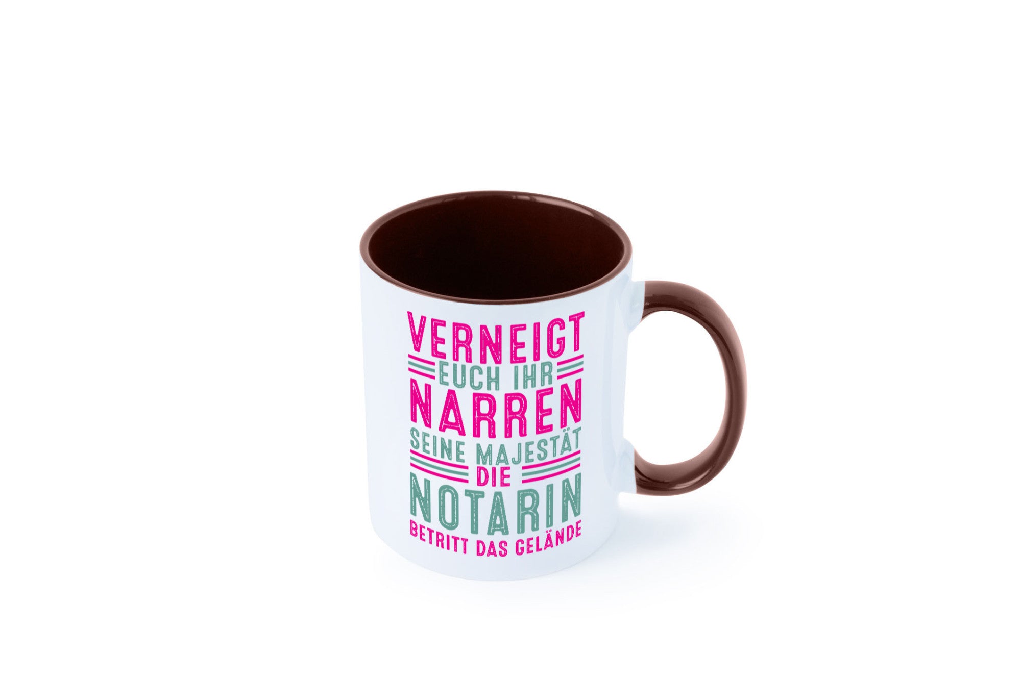 Verneigt euch: Notarin | Juristin lustig Humor Geschenkidee Geschenk Tasse